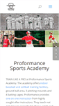 Mobile Screenshot of proformancesportsacademy.com
